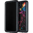Chromatic Splatter Black Galaxy S23 Plus Waterproof Case