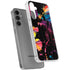 Chromatic Splatter Black Galaxy S24 Plus Clear Case