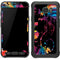 Chromatic Splatter Black Galaxy S7 Active Skin