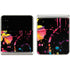 Chromatic Splatter Black Galaxy Z Flip3 5G Skin