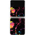 Chromatic Splatter Black Galaxy Z Flip4 5G Skin