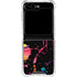 Chromatic Splatter Black Galaxy Z Flip5 5G Clear Case