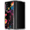 Chromatic Splatter Black Galaxy Z Fold4 5G Clear Case