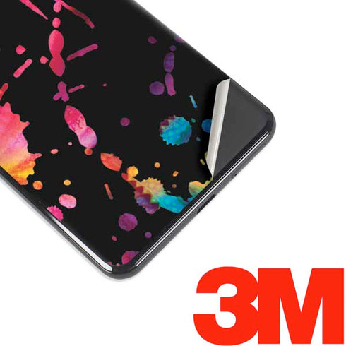 Chromatic Splatter Black Google Pixel 3 XL Skin