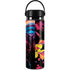 Chromatic Splatter Black Hydro Flask 20oz Wide Mouth Skin