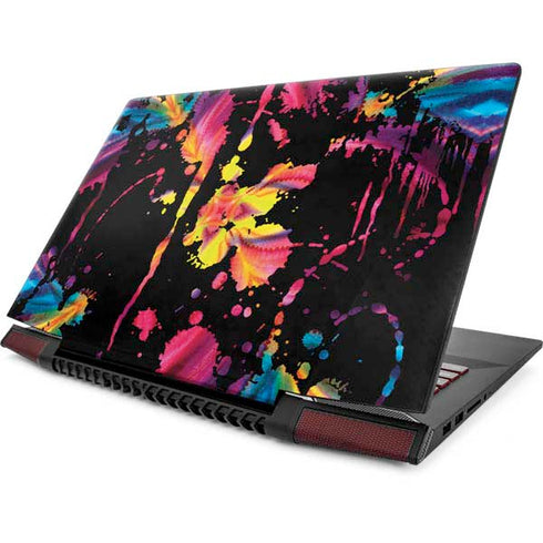 Chromatic Splatter Black Lenovo IdeaPad Skin