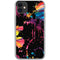 Chromatic Splatter Black iPhone 11 Clear Case