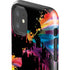 Chromatic Splatter Black iPhone 11 Impact Case