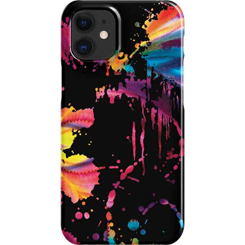 Chromatic Splatter Black iPhone 12 Mini Lite Case