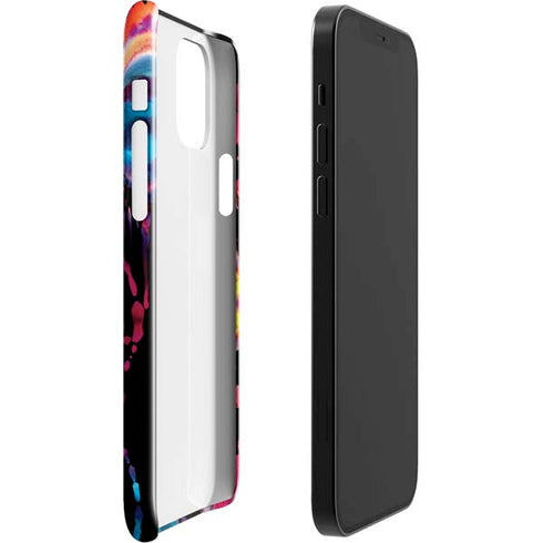Chromatic Splatter Black iPhone 12 Mini Lite Case