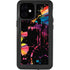 Chromatic Splatter Black iPhone 12 Mini Waterproof Case