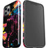 Chromatic Splatter Black iPhone 12 Pro Max Impact Case