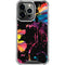 Chromatic Splatter Black iPhone 13 Pro Clear Case