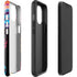 Chromatic Splatter Black iPhone 14 Plus Impact Case