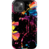 Chromatic Splatter Black iPhone 15 Impact Case