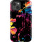 Chromatic Splatter Black iPhone 14 Impact Case