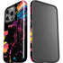 Chromatic Splatter Black iPhone 15 Pro Impact Case