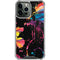 Chromatic Splatter Black iPhone 15 Pro Max Clear Case