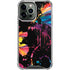 Chromatic Splatter Black iPhone 15 Pro Max Clear Case