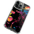 Chromatic Splatter Black iPhone 15 Pro Max Clear Case