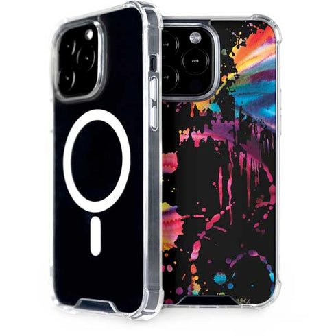 Chromatic Splatter Black iPhone 14 Pro Max MagSafe Case