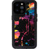 Chromatic Splatter Black iPhone 14 Pro Max Waterproof Case
