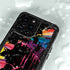 Chromatic Splatter Black iPhone 14 Pro Max Waterproof Case