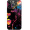 Chromatic Splatter Black iPhone 14 Pro Skin