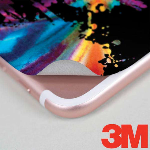 Chromatic Splatter Black iPhone 7 Skin