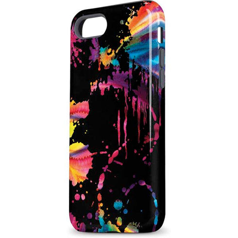 Chromatic Splatter Black iPhone 8 Pro Case