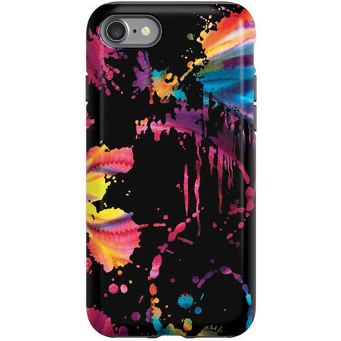 Chromatic Splatter Black iPhone SE (2nd & 3rd Gen) Pro Case