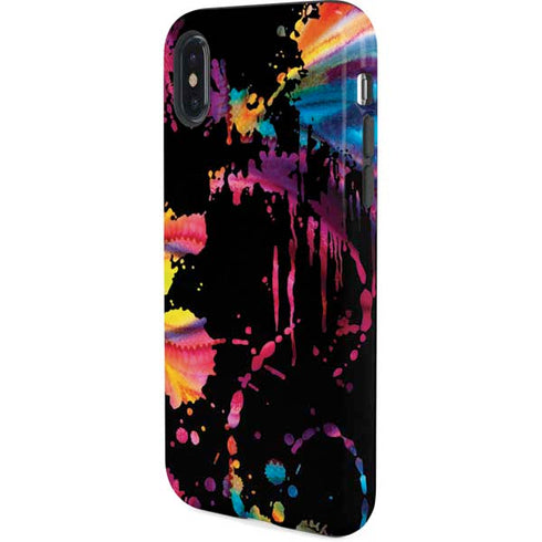 Chromatic Splatter Black iPhone X Pro Case