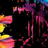Chromatic Splatter Black iPhone XR Skin