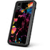 Chromatic Splatter Black iPhone XR Waterproof Case