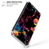 Chromatic Splatter Black iPhone XS Max Clear Case