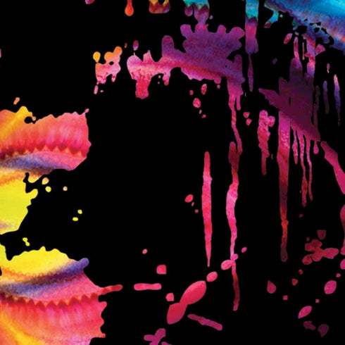 Chromatic Splatter Black iPhone XS Skin