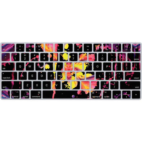 Chromatic Splatter Black Magic Keyboard Skin