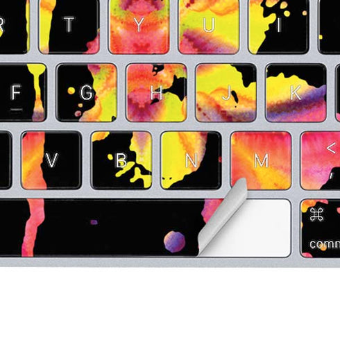 Chromatic Splatter Black Magic Keyboard Skin