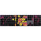 Chromatic Splatter Black Magic Keyboard with Numeric Keypad Skin