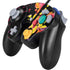 Chromatic Splatter Black Nintendo GameCube Controller Skin