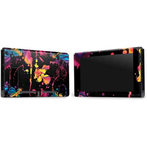 Chromatic Splatter Black Nintendo Switch Bundle Skin