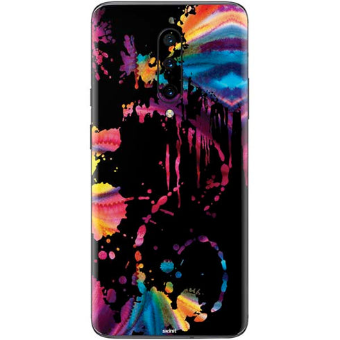 Chromatic Splatter Black OnePlus 7 Pro Skin