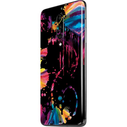 Chromatic Splatter Black OnePlus 7 Pro Skin