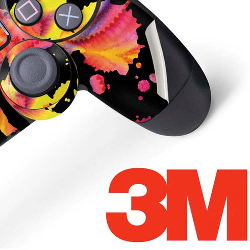 Chromatic Splatter Black PS4 Controller Skin