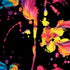 Chromatic Splatter Black PS4 Pro/Slim Controller Skin