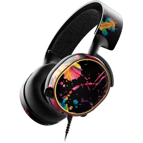Chromatic Splatter Black SteelSeries Arctis 5 Skin