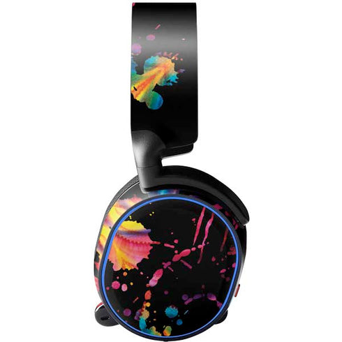 Chromatic Splatter Black SteelSeries Arctis 5 Skin