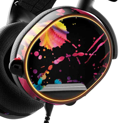 Chromatic Splatter Black SteelSeries Arctis 5 Skin