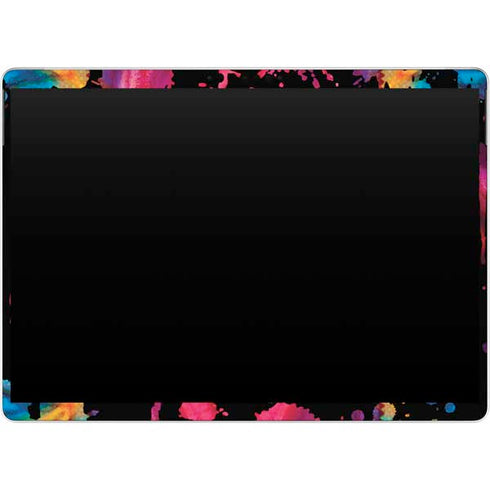 Chromatic Splatter Black Surface Pro 9 Skin
