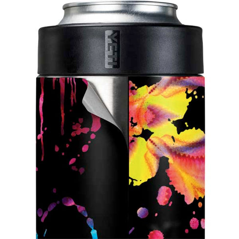 Chromatic Splatter Black Yeti Colster Can Insulator Skin